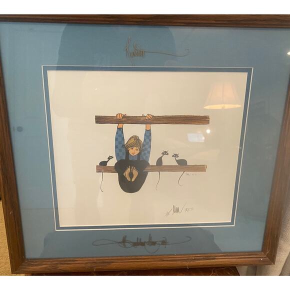 P Buckley M oss Signed and Numbered Print. "Richard", 9"x11", 118/1000 - Picture 4 of 8